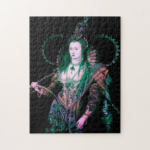 Tudor Queen Elizabeth I Pussel