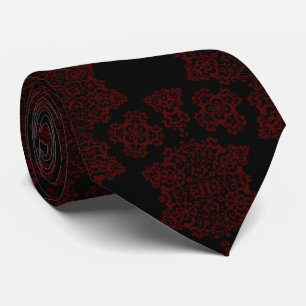 Tudor Ro Damask (röd) Slips