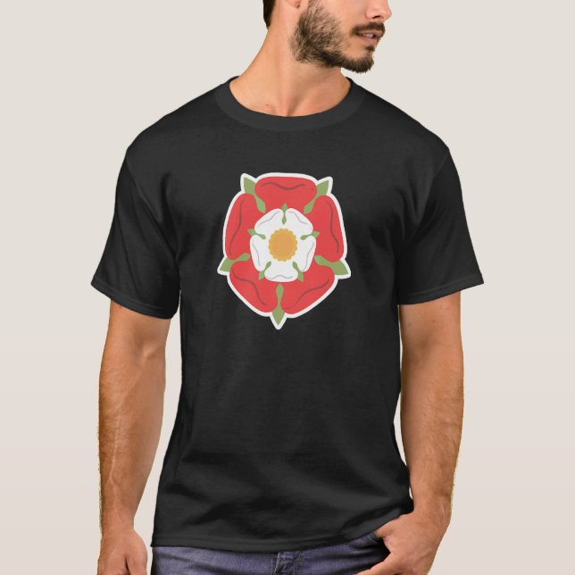 Tudor Ro England Flower T Shirt (Framsida)