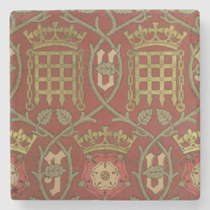 "Tudor Ro", reproduktion tapet designad av S Underlägg Sten