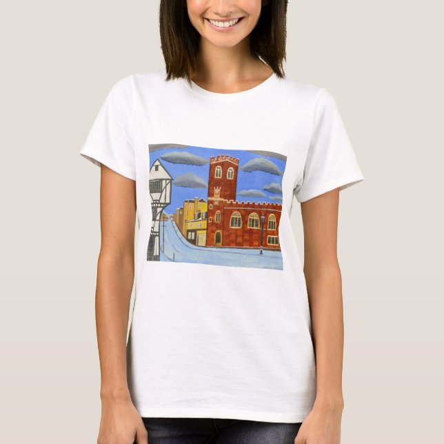Tudorhus i Exeter T-shirt (Framsida)