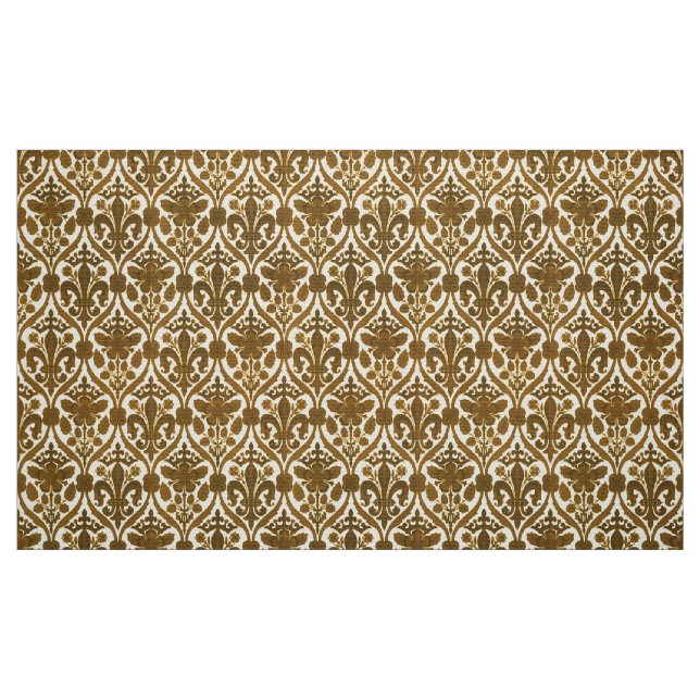 Tudorros & Fleur-de-Lis Mönster från Viktorianska  Tyg (Fat Quarter)