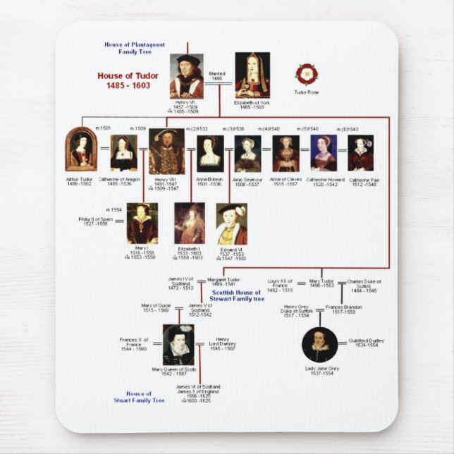 Tudors Mousepad Musmatta (Framsidan)