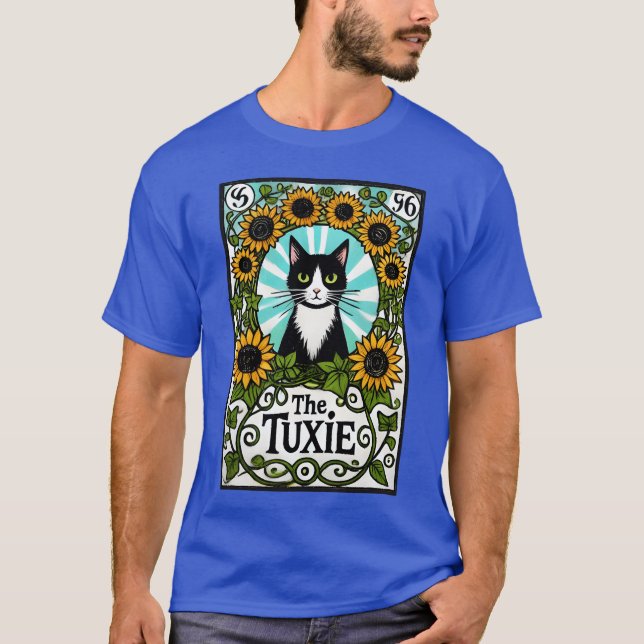 Tuedo Cat-familjen T Shirt (Framsida)