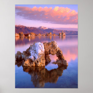 Tufa arch i Mono Sjö Poster