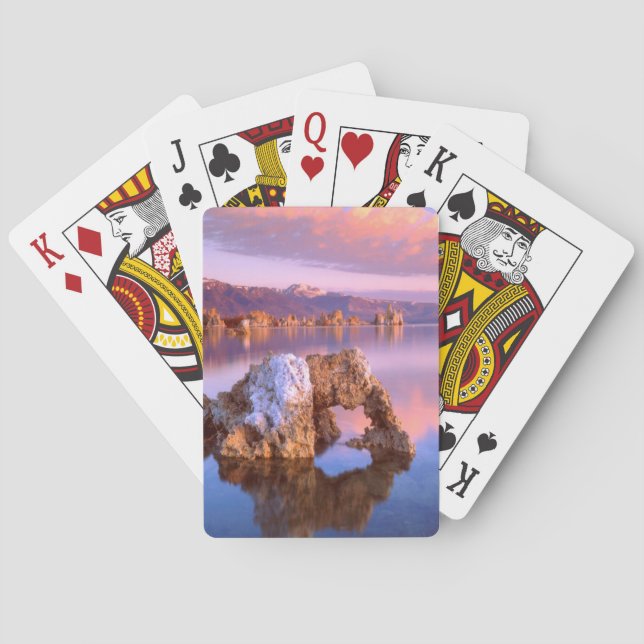 Tufa-båge vid Mono Lake Casinokort (Baksidan)