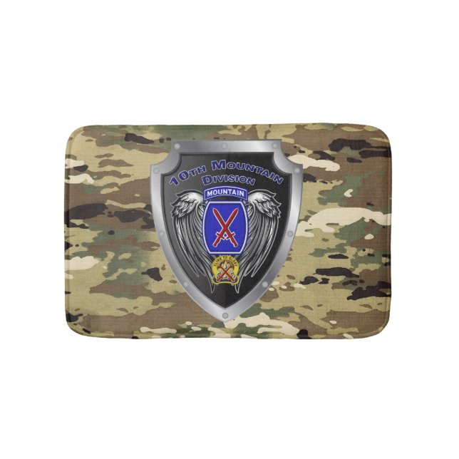 Tuff 10th Mountain Division "Klipp till Glory" Badrumsmatta (Framsidan)