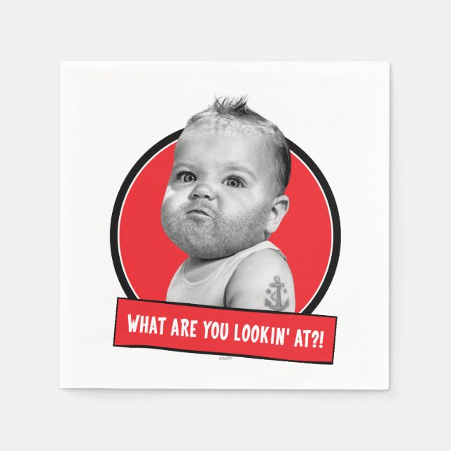 Tuff Bear Pojke Pappersservett (Framsidan)