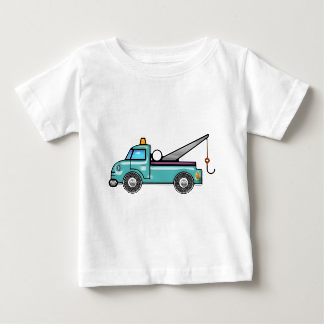 Tuff Blue Tow Lastbil T-shirt (Framsida)
