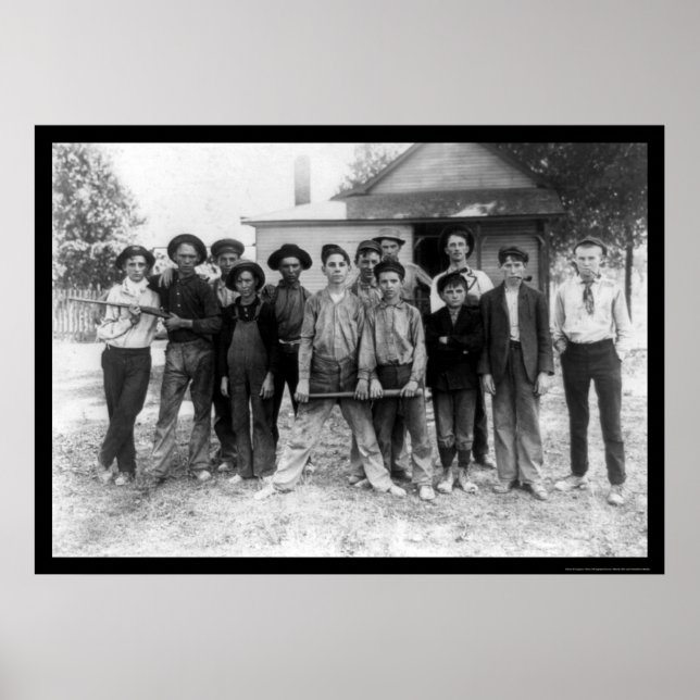 Tuff Boy Baseball Team 1908 Poster (Framsidan)