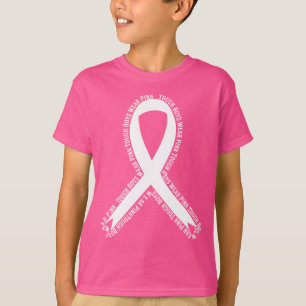 Tuff Boys Bära Rosa Breast Cancer Awareness T Shirt