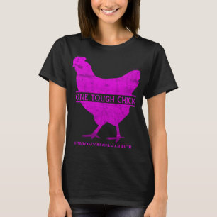 Tuff Chick Fibromyalgia Warrior - Medvetenhet T Shirt