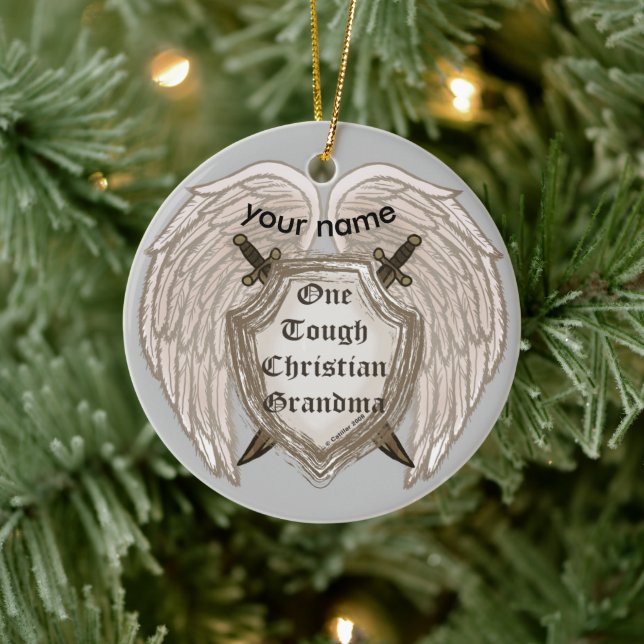 Tuff Christian Grandma ornament (Träd)