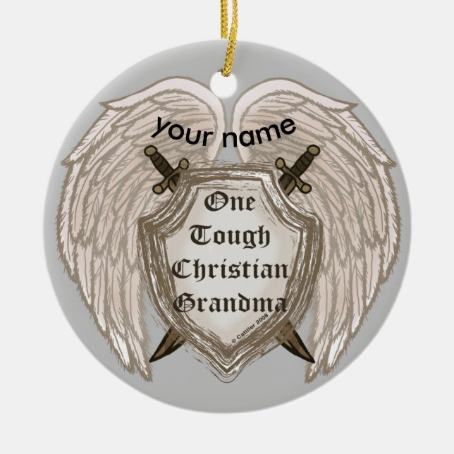Tuff Christian Grandma ornament (Framsidan)