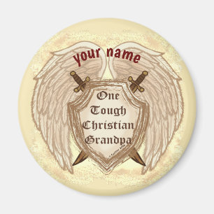 Tuff Christian Grandpa magnet