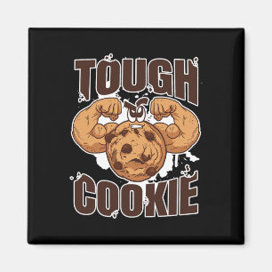 Tuff Cookie Bodybuilding Food Älskare Musular Magnet