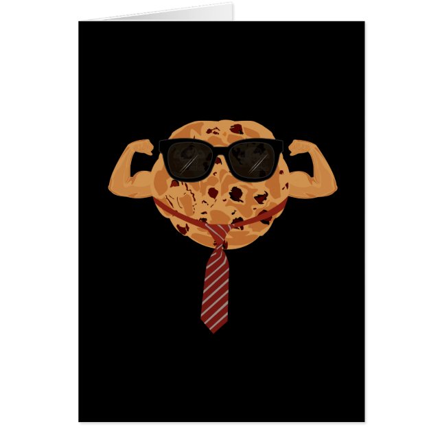 Tuff Cookie - Coola Hälsningskort (Framsidan)