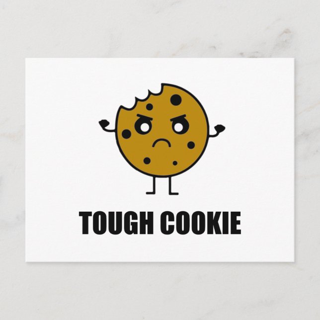 Tuff Cookie Funny Vykort (Framsida)
