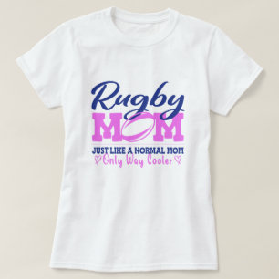 Tuff Crazy Rugby Mamma, Mamma Rugby älskare Gift T T Shirt