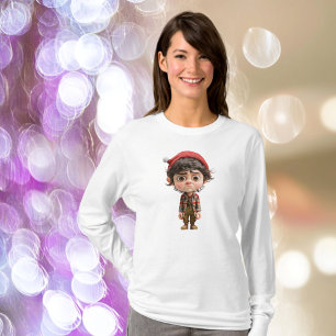 Tuff Dag jul Elf Kvinnors besök T Shirt