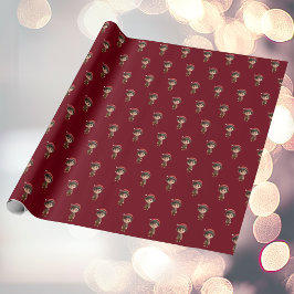 Tuff Dag Jul Elf Wrapping Papper Presentpapper