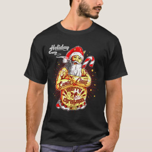 Tuff Dåligt röktält till Santa God jul T Shirt