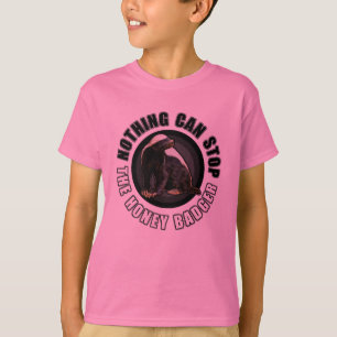 Tuff flicka - ingenting kan stoppa honey badger t-shirt