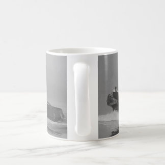 Tuff för mugg för klassikervitkaffe som en