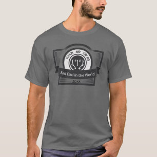 Tuff Gamla Buck Best Pappa i hela världen T Shirt