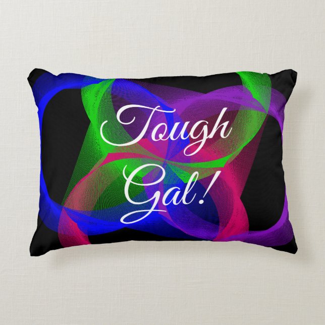 Tuff Geometrisk dekorfyllning för galt Prydnadskudde (Framsidan)