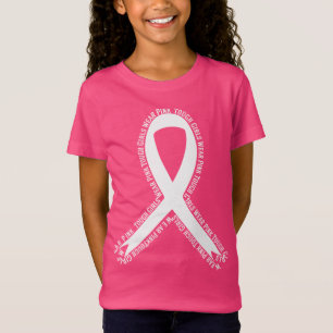 Tuff Girls Bära Rosa Breast Cancer Awareness T Shirt