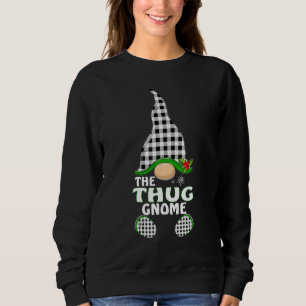 Tuff Gnome Buffalo Randig Matchande Familj Jul T Shirt