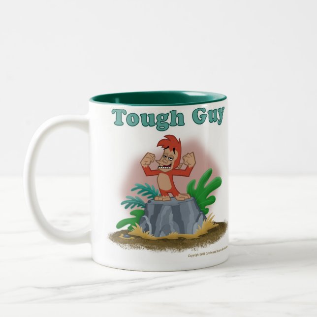 Tuff grabbmugg Två-Tonad mugg (Vänster)