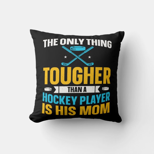 Tuff Hockey Mamma Square Kudde (Framsida)