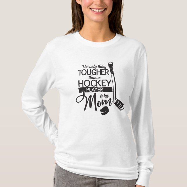 Tuff hockeymamma t shirt (Framsida)