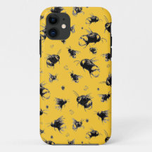 Tuff iphone case med Bee Mönster