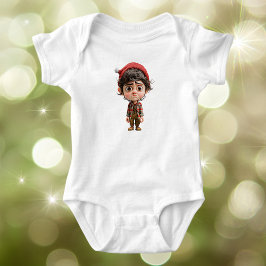 Tuff Jul Tomte Babystrampel T Shirt