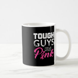 Tuff Killars Bära Rosa Ribbon Breast Cancer Awaren Kaffemugg