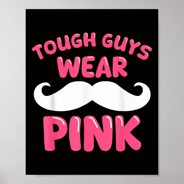 Tuff Killer Bära Rosa Manar Make Boys Poster (Framsidan)