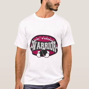 Tuff krigare för halscancer en t shirt