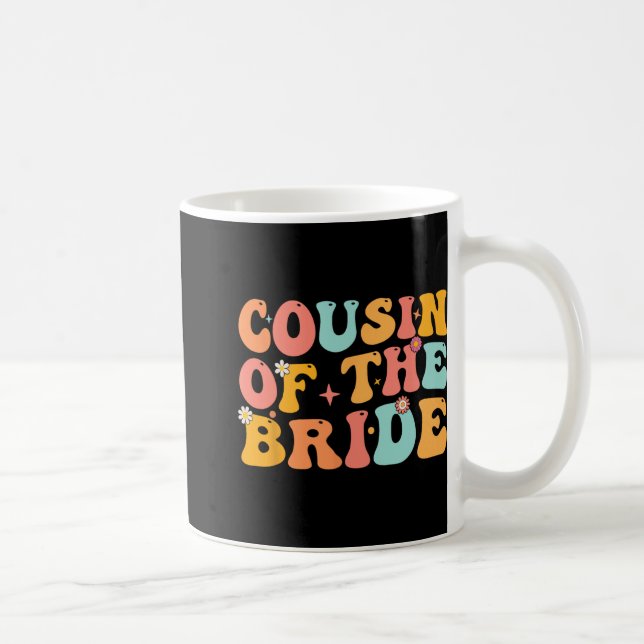Tuff kusin till bruden bröllopsdusch kusin F Kaffemugg (Höger)