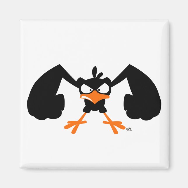 Tuff lil'birdie:) magnet (Framsidan)