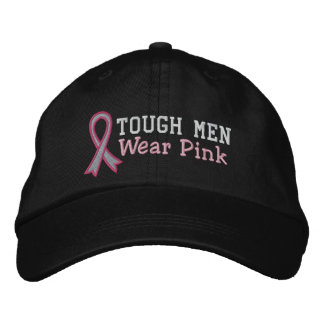Tuff Manar Bära Rosa  - bröstcancer Broderad Keps
