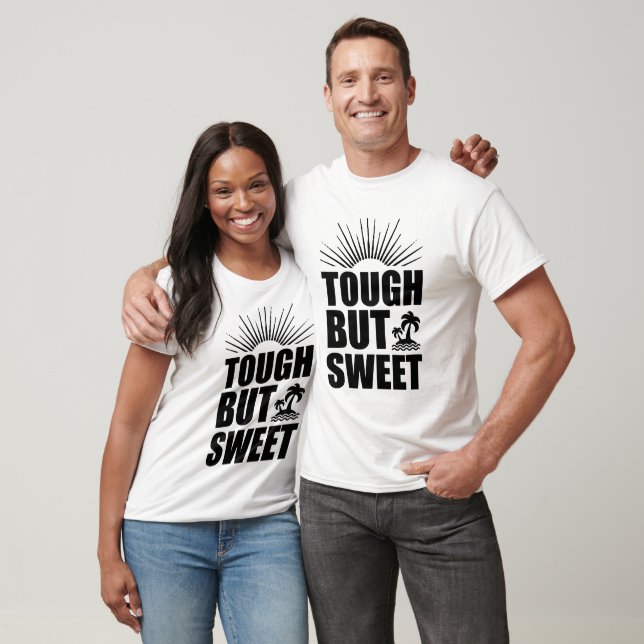 Tuff men söt t shirt (Unisex)