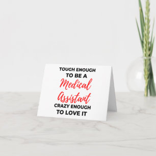 Tuff nog för att vara sjukvårdsassistent 2 kort