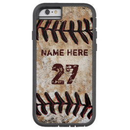 Tuff Personlig Vintage Baseball iphone case