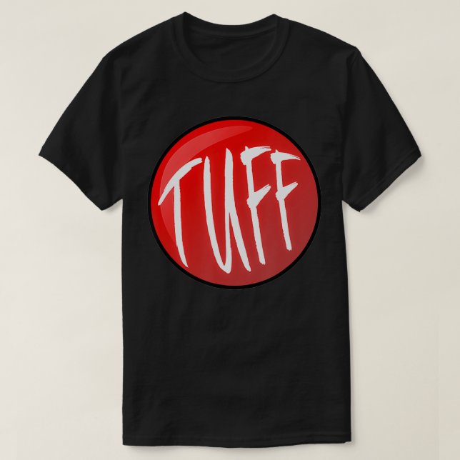 Tuff Red Match Red Sneakers T Shirt (Design framsida)