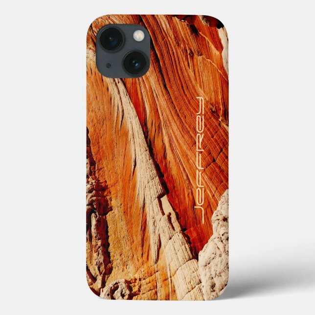 Tuff Ruged Southwest Namn Brown Tan Abstrakt (Baksida)