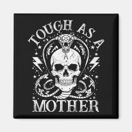Tuff som en mamma Rolig mamma Moderskap Retro humo Magnet