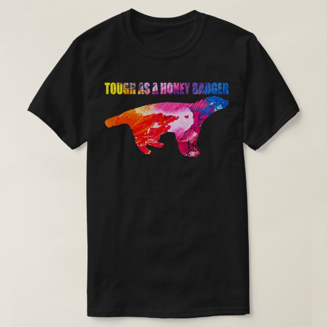 Tuff som Honey badger 2 T Shirt (Design framsida)